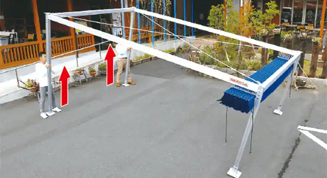 4. 柱の仕上げ（足を伸ばす）