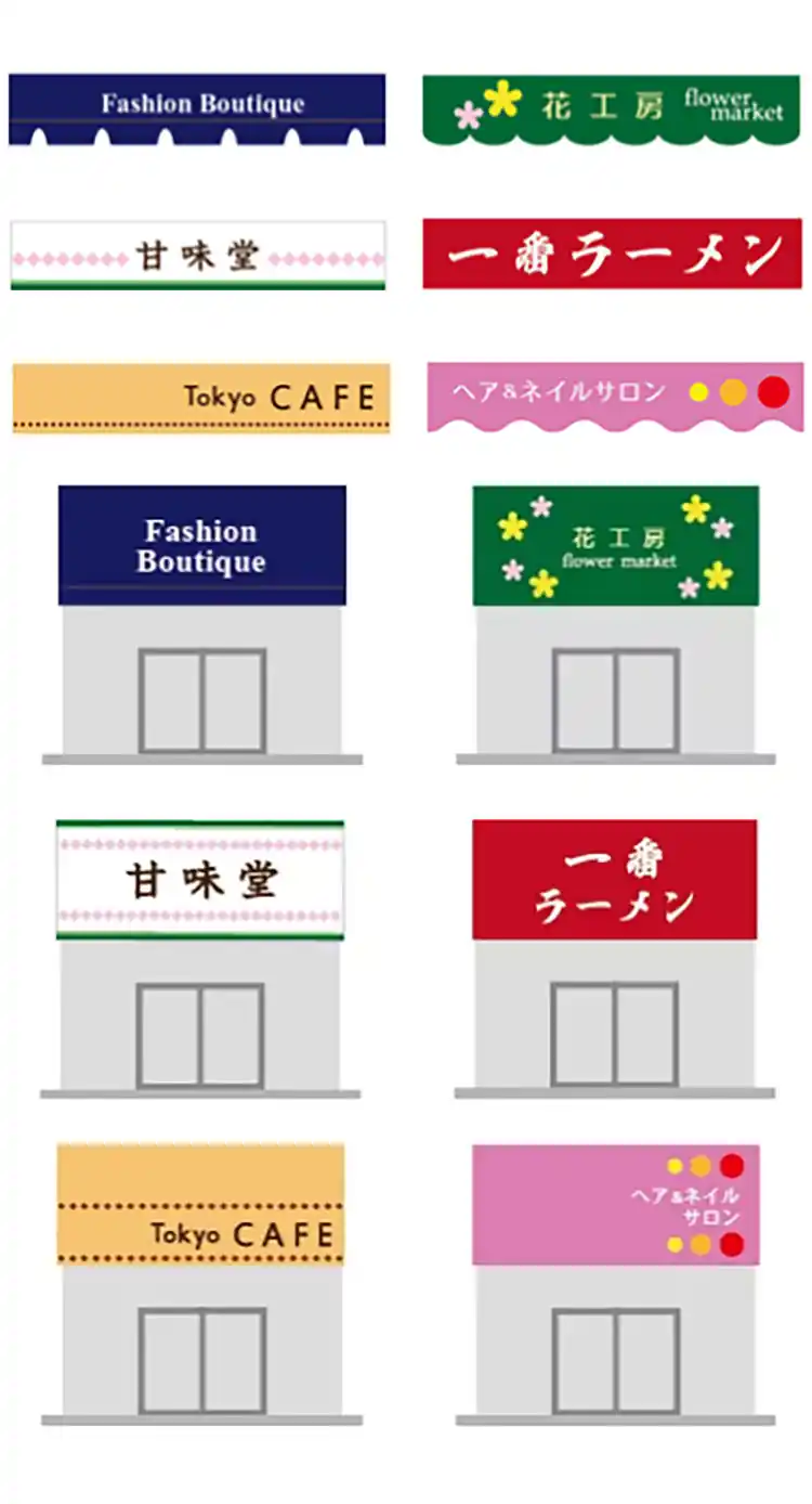 フリルの形状パターン